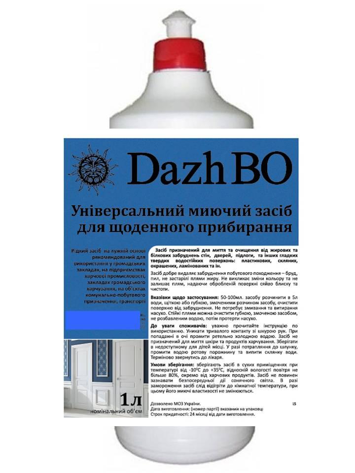 Універсальний миючий засіб DAZHBO для щоденного прибирання, 1л